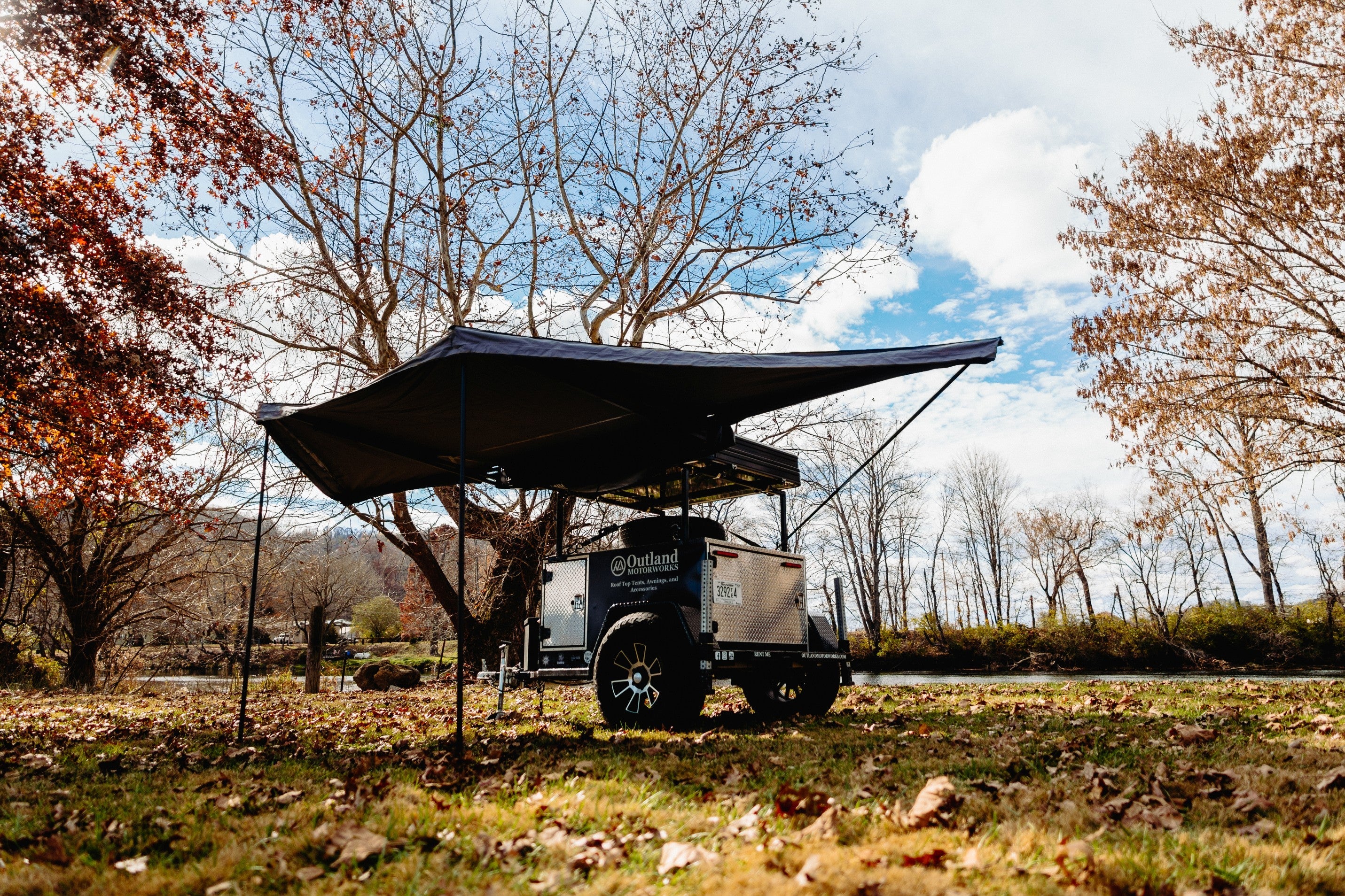 Wrap-Around 180 Porch Awning - Outland Motorworks