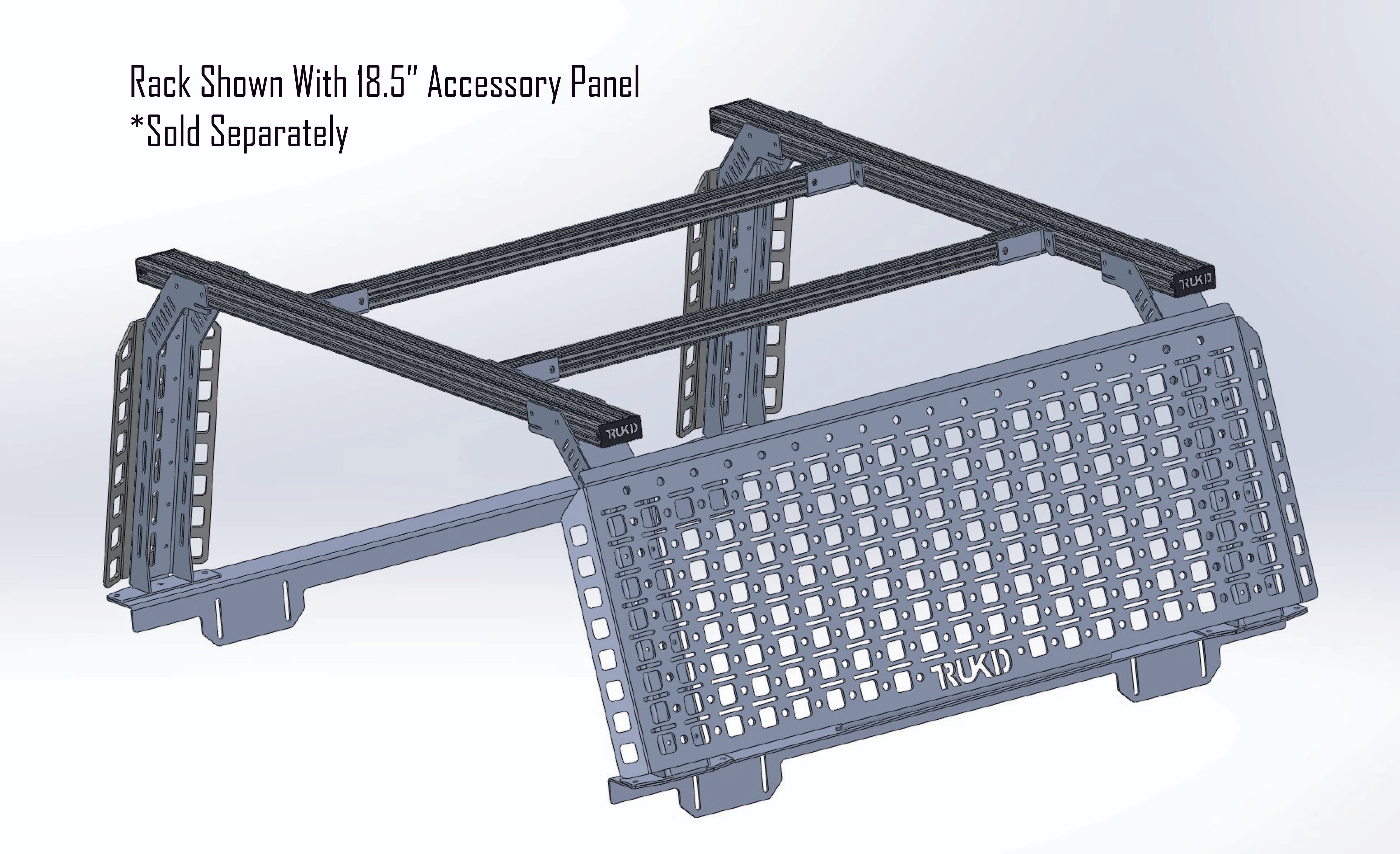 TRUKD A Series 10.5" Bed Rack