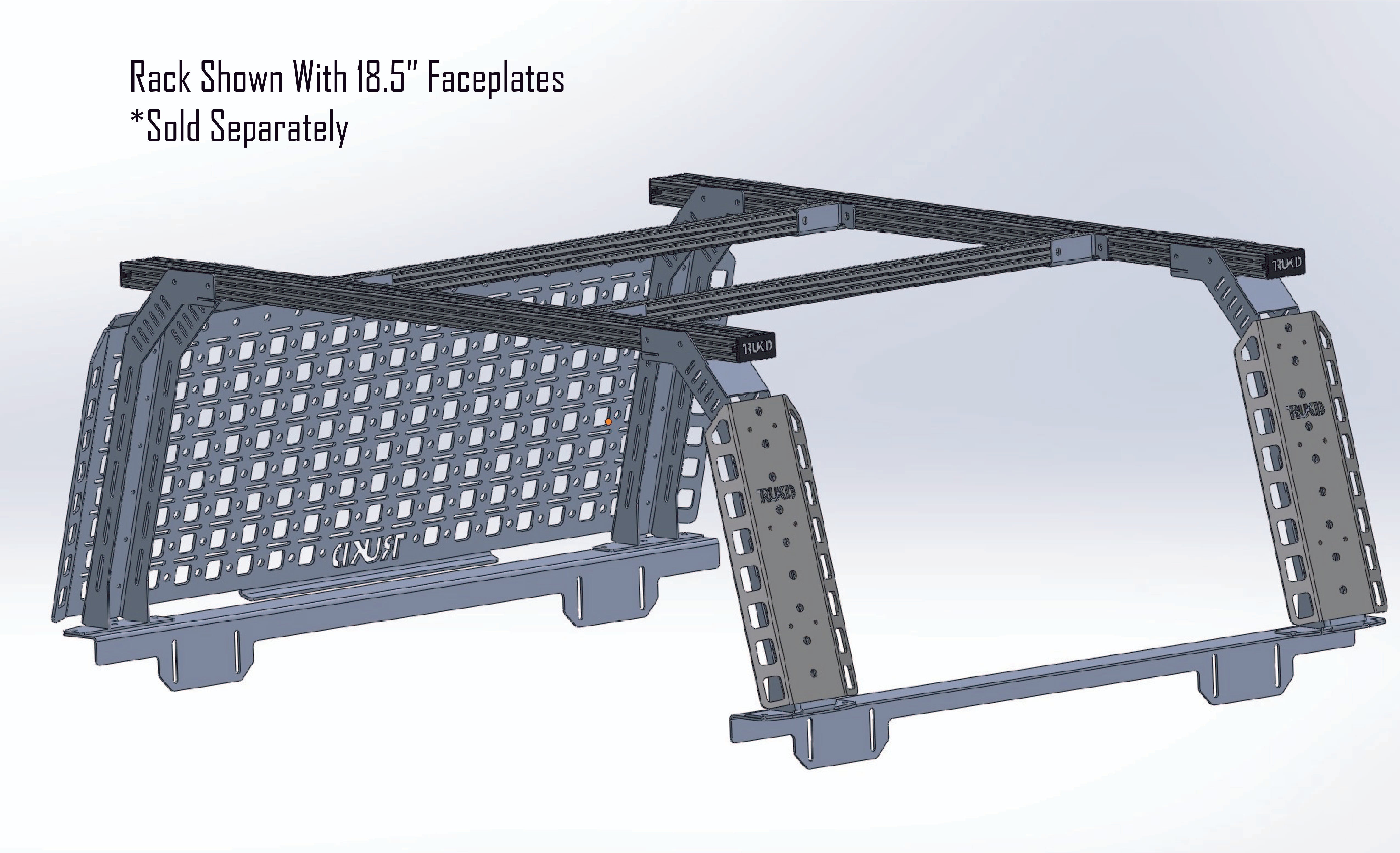 TRUKD A Series 10.5" Bed Rack