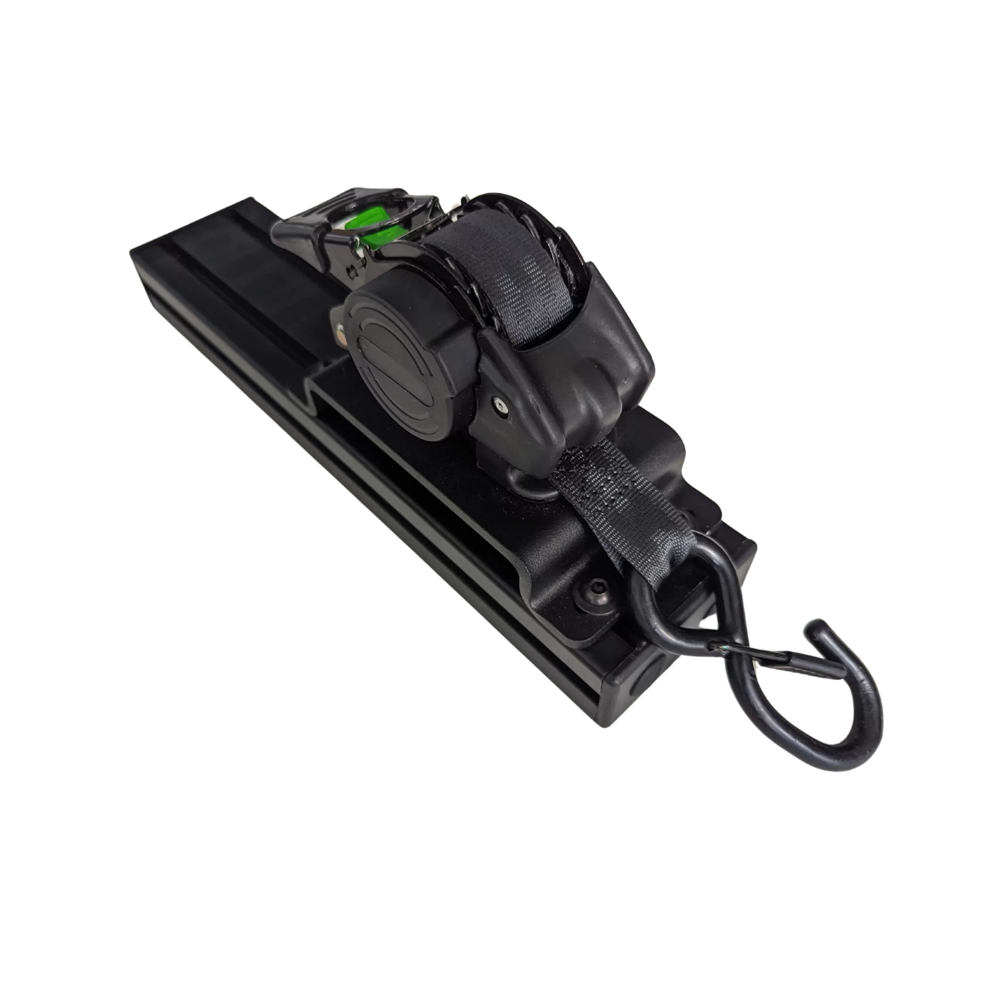 Bed Rack Mounted Ratchet Strap