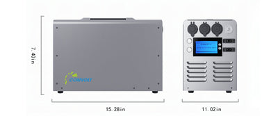 ComVolt 3000 - Aluminum Portable Power Station - 3000Wh