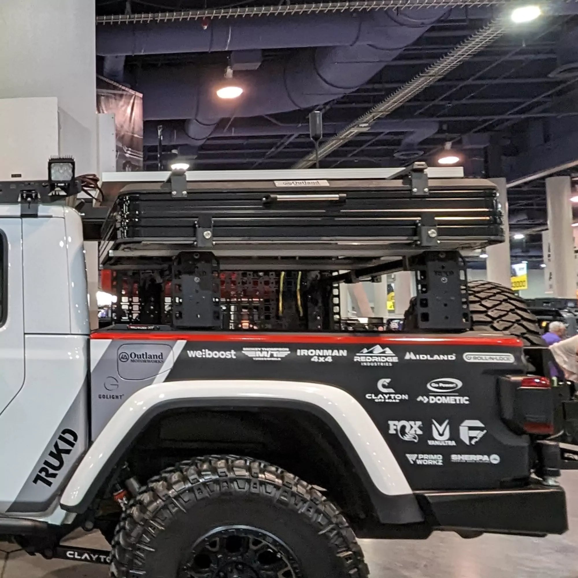 TRUKD  T Series Overlander Bed Rack Configuration