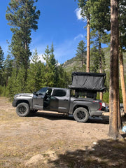 Tundra Tall Bed Rack with Roof Top Tent