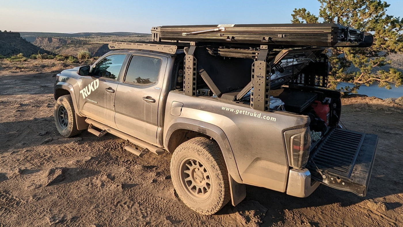 TACOMA OVERLAND BED RACK FOR DIAMONDBACK COVERS