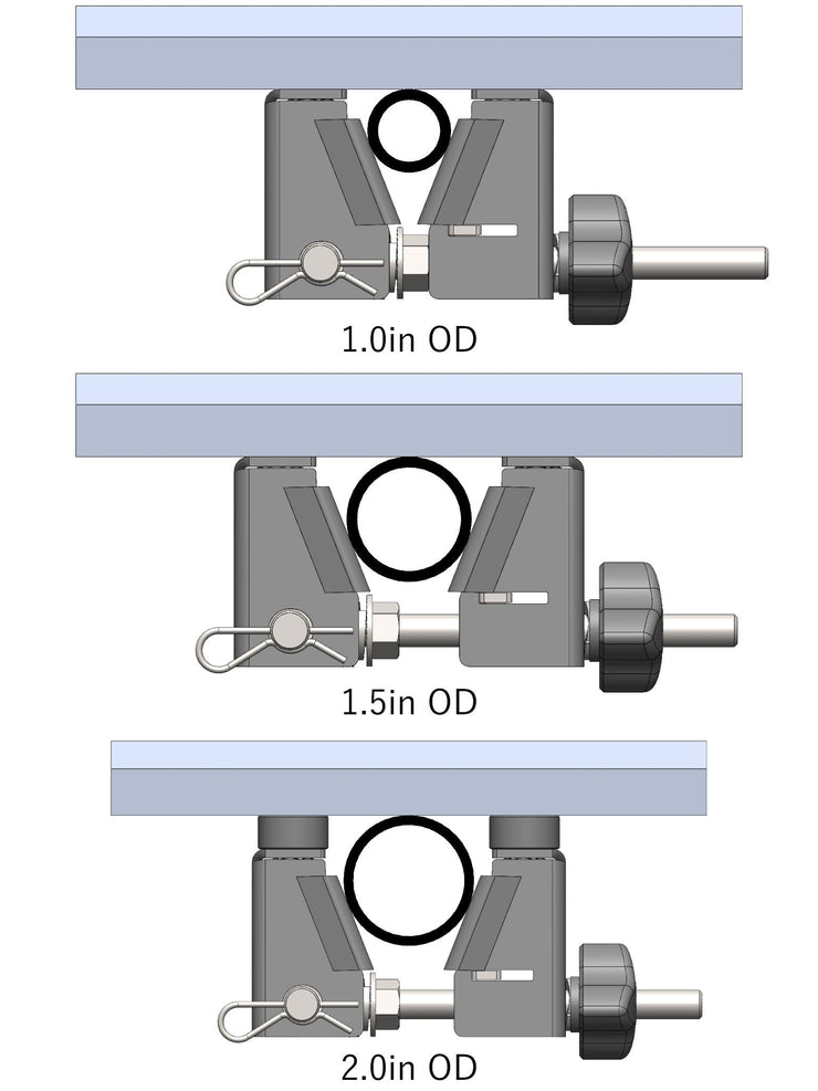 Roof Top Tent Hardware, Quick Release Mounts