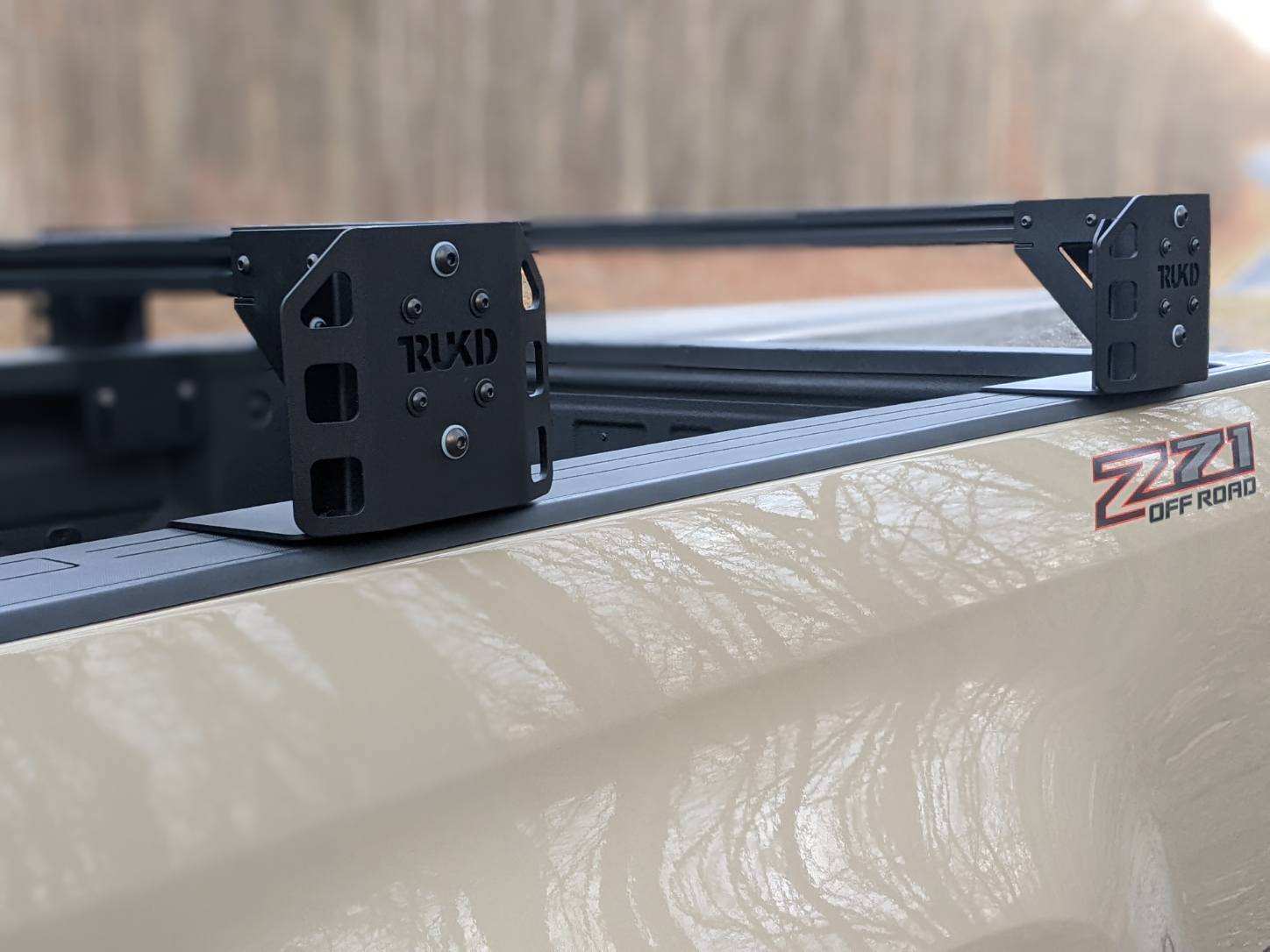 Diamondback Tonneau Cover TRUKD Bed Rack Compatibility