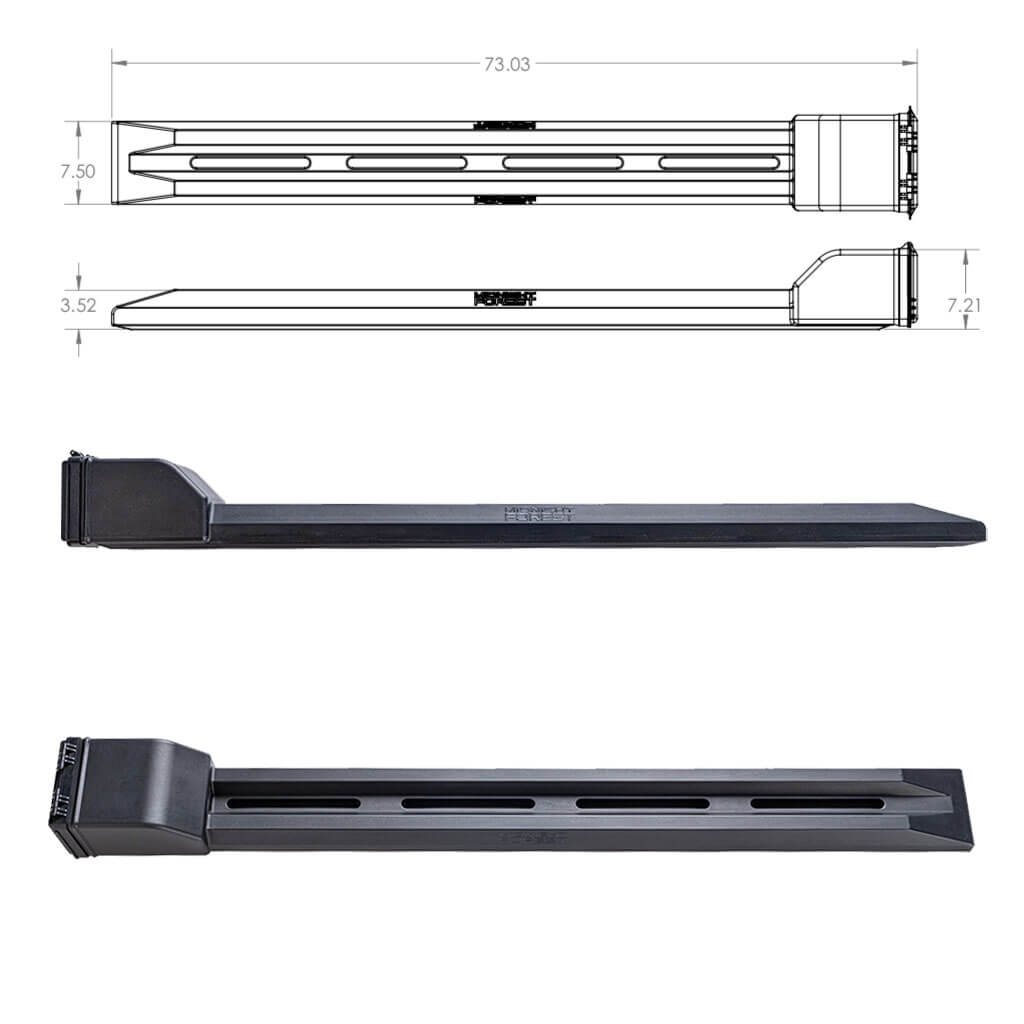 Midnight Forest Fly Rod Locker